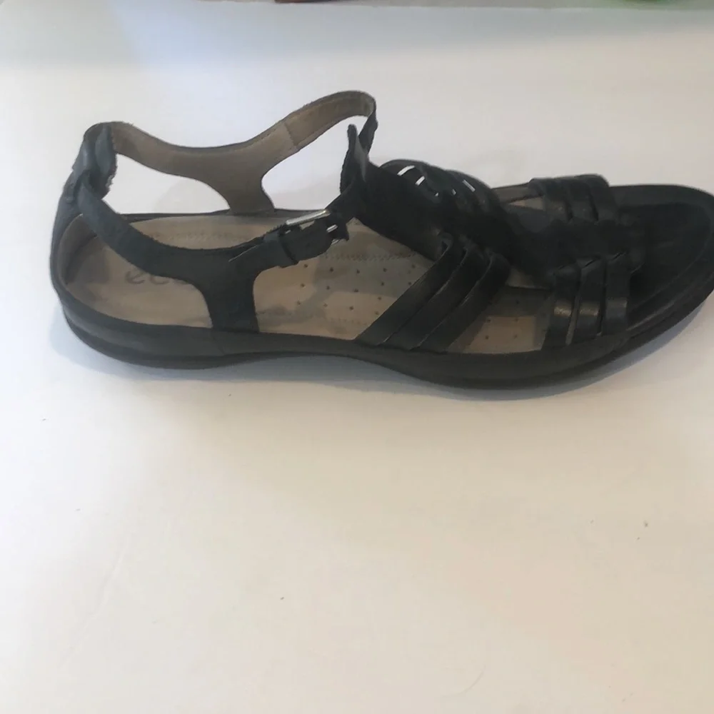 𝅺ECCO very comfortable!black sandals size 41